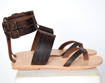 Gladiator Men Sandals, Greek men sandals, Genuine Leather sandals, Movie and Theater gladiator sandals, Handmade Sparta Sandals 2019