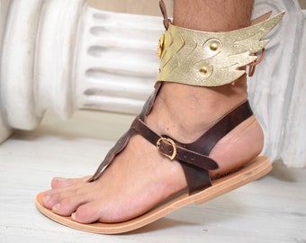 Winged God Hermes sandals, flying sandals, Angel sandals.