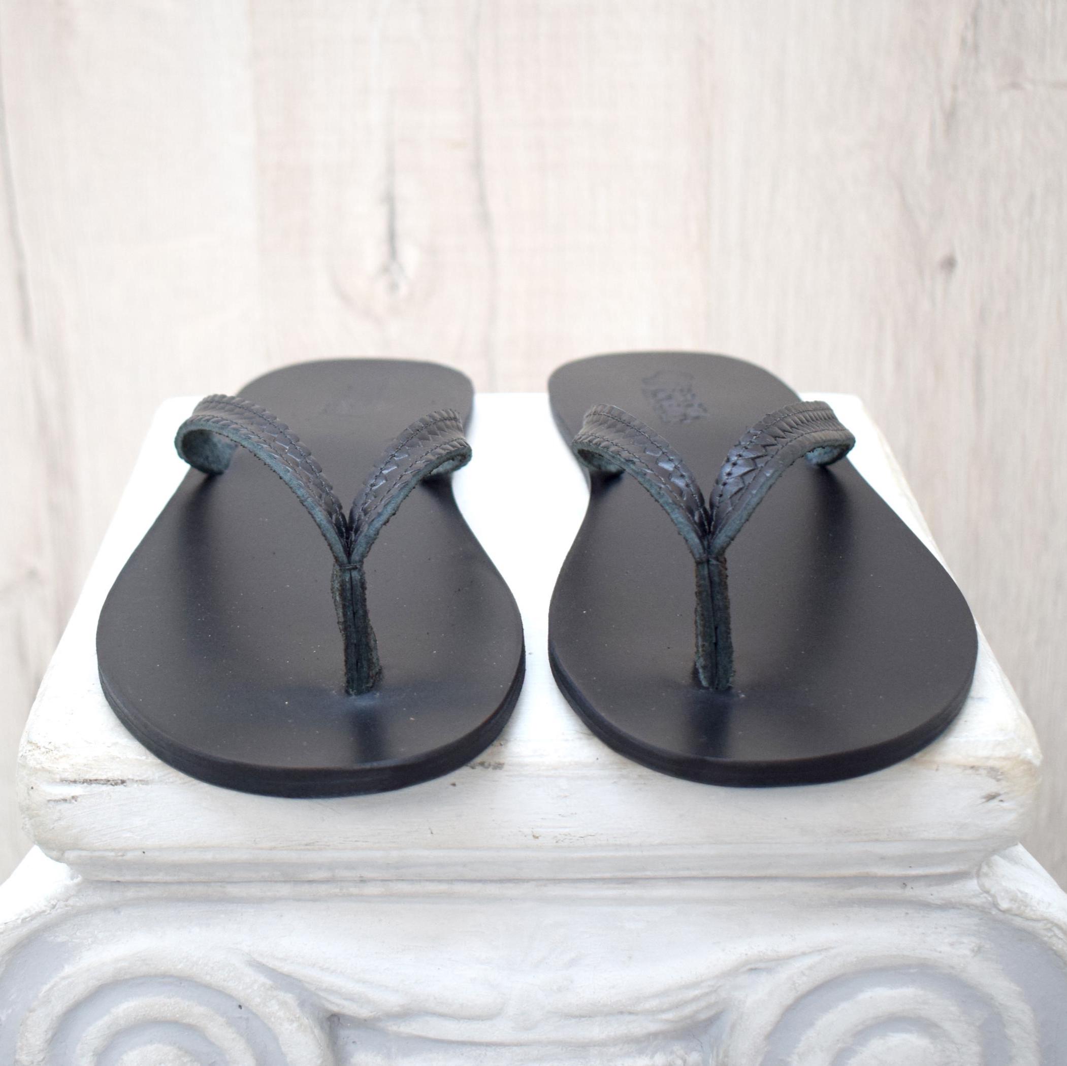 EARTHING GROUNDERS BLACK GROUNDING FLIP FLOPS SANDALS MENS SIZE 9 EUR 42 NEW Men main image 2