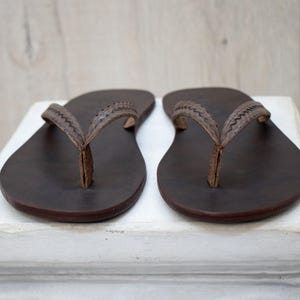 Men’s Barefoot Grounding Sandals – Zero Drop Leather Earthing Sandals | Handmade in Cyprus image 6