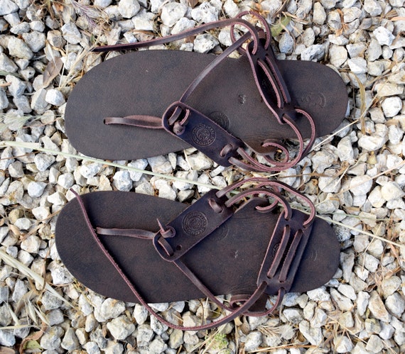 Barefoot Men sandals Genuine leather Free shipping!