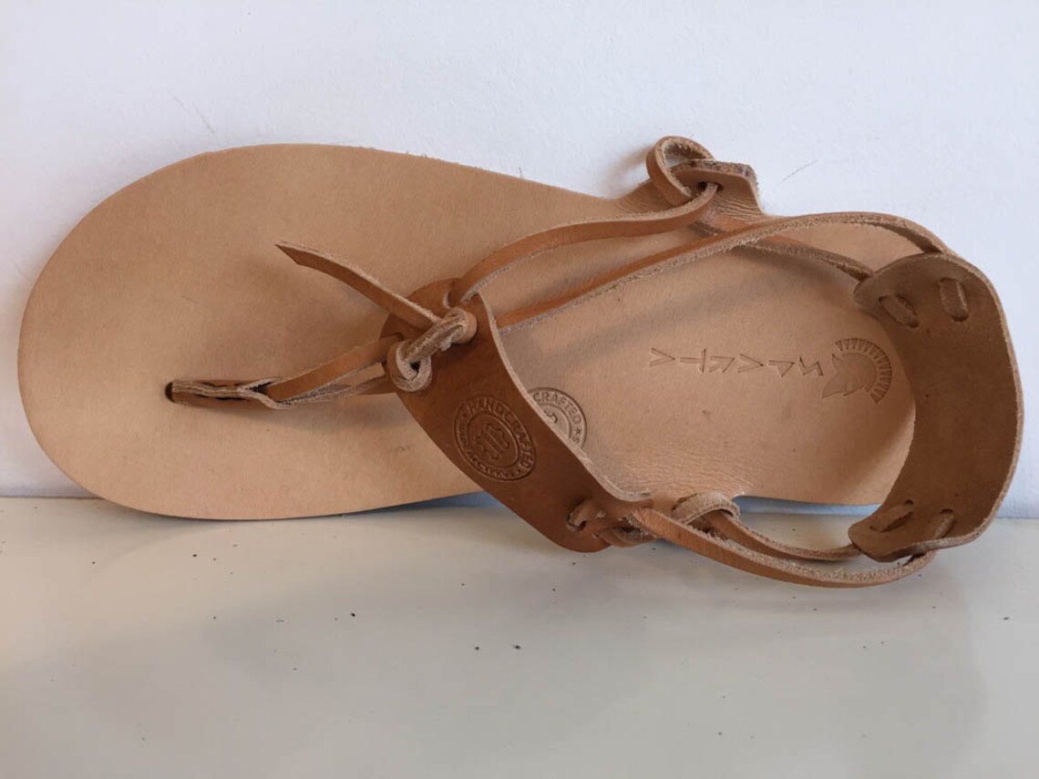 Barefoot Men Sandals 100 Genuine leather Barefoot Huarache Etsy