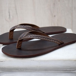 Men’s Barefoot Grounding Sandals – Zero Drop Leather Earthing Sandals | Handmade in Cyprus image 2