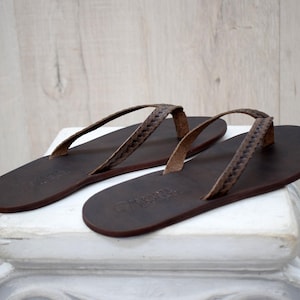 Men’s Barefoot Grounding Sandals – Zero Drop Leather Earthing Sandals | Handmade in Cyprus image 4