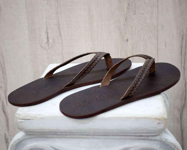 Men’s Barefoot Grounding Sandals – Zero Drop Leather Earthing Sandals | Handmade in Cyprus image 4