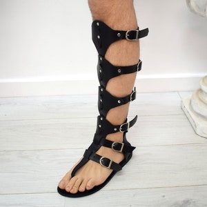 Gladiator Roman Men Grecian Spartan Sandals