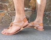 Barefoot Men Sandals - 100 % Genuine Leather Barefoot