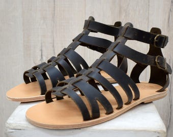 Huarache strappy sandals for men
