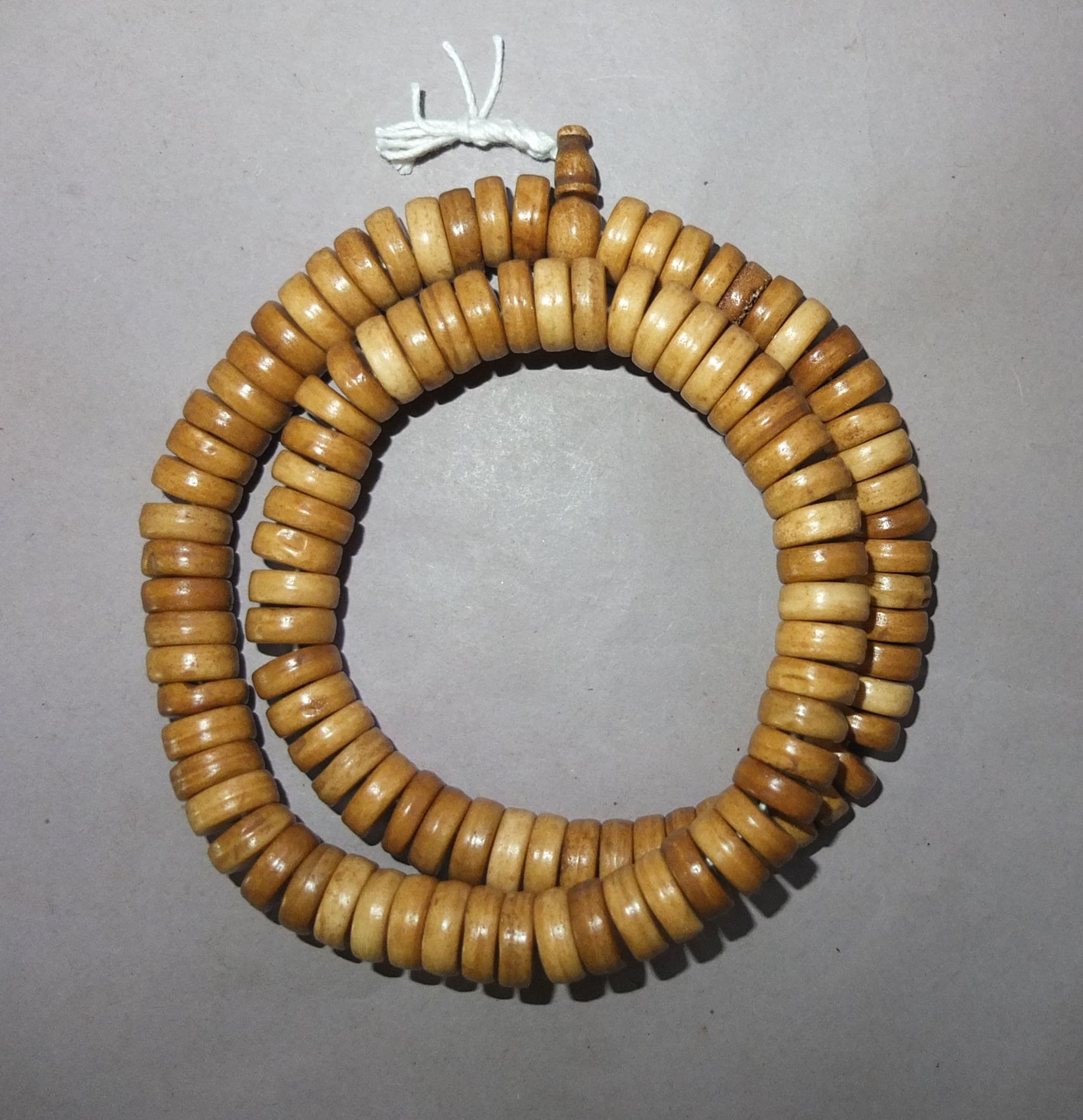Tibetan Camel Bone 108 Mala Beads Buddha Bracelet / Necklace – MR
