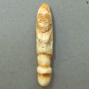 Bone Lingam Pendant from Nepal, Nepali Folk Jewelry, FREE SHIPPING