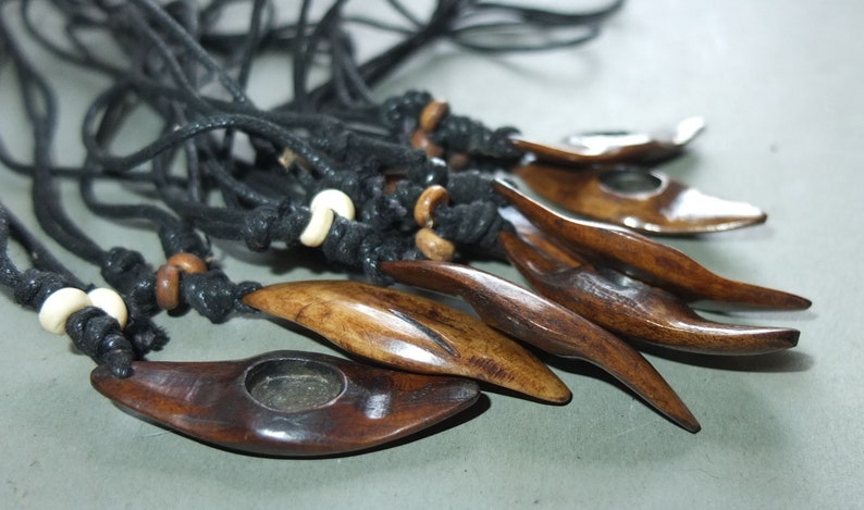 FREE SHIPPING Buddhist Jewelry Eight Bone Amulets Pendants from Nepal Folk Amulet
