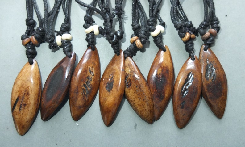 FREE SHIPPING Buddhist Jewelry Eight Bone Amulets Pendants from Nepal Folk Amulet