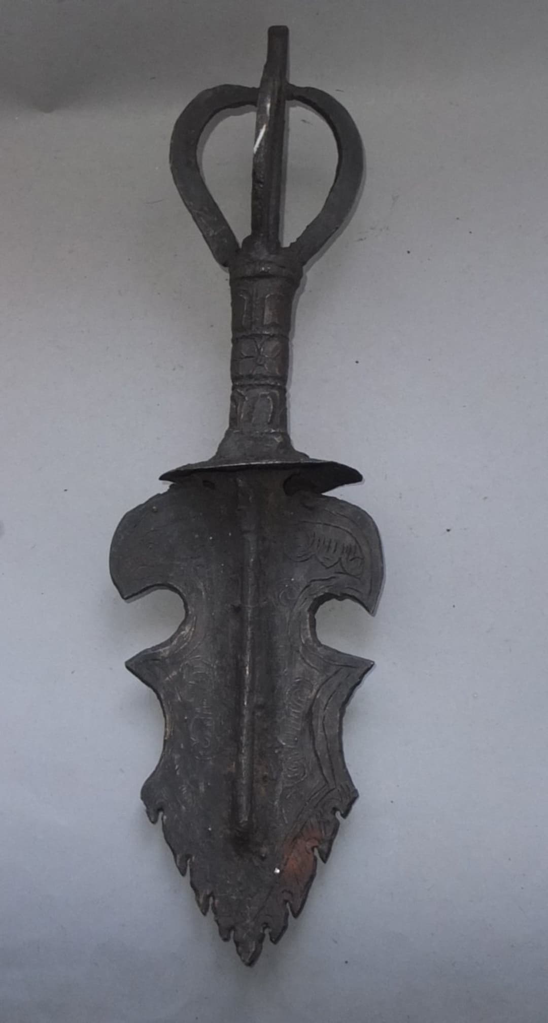 Where Is Ritual Sword Large Tibetan Iron Ritual Sword, Buddhist Tantric Dorje Object - Etsy