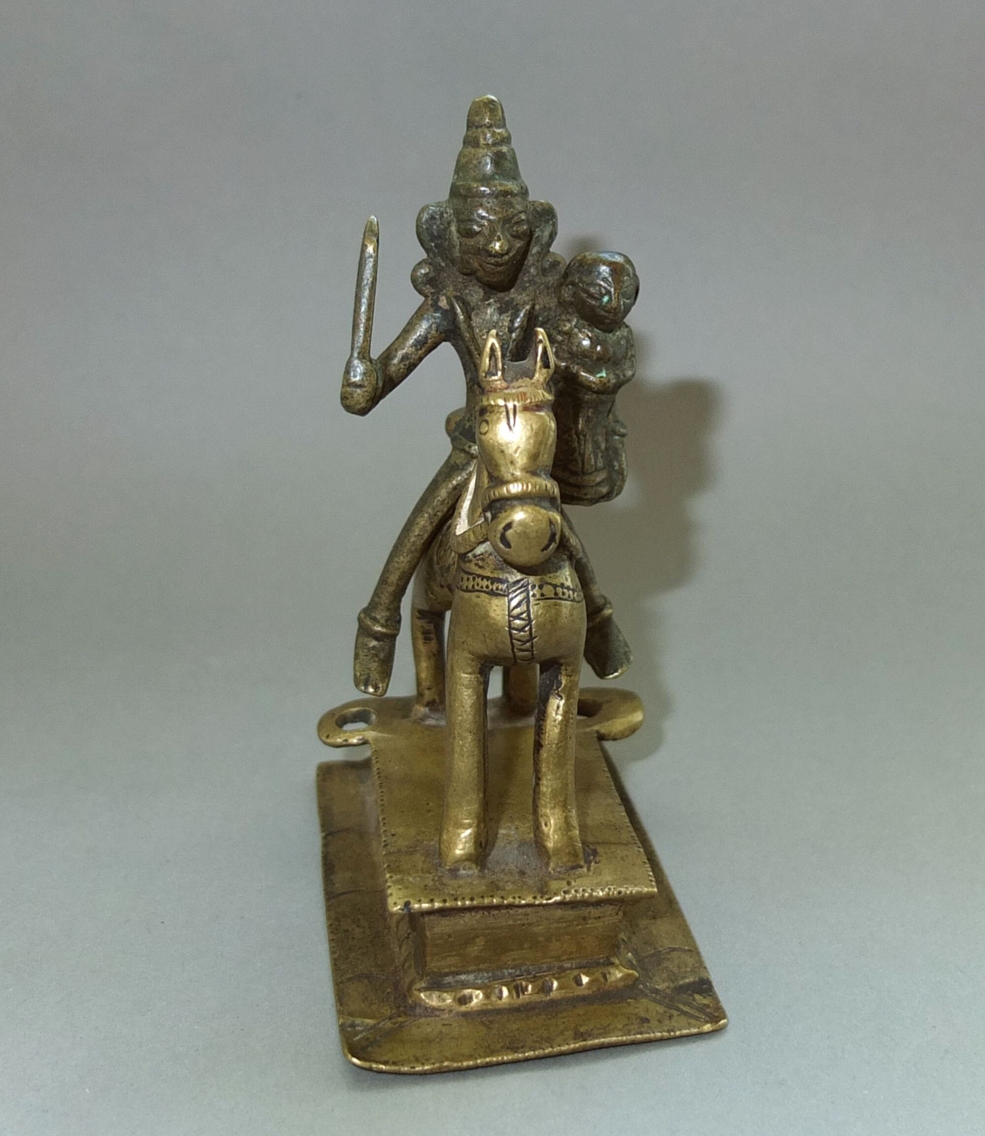 ヒンドゥー教 像 ネパール製 1点物】飛翔するガネーシャ像 ネパール製 高さ44cm の通販[送料無料