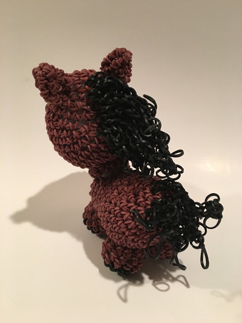 Horse Rubber Band Figure Rainbow Loom Loomigurumi Rainbow