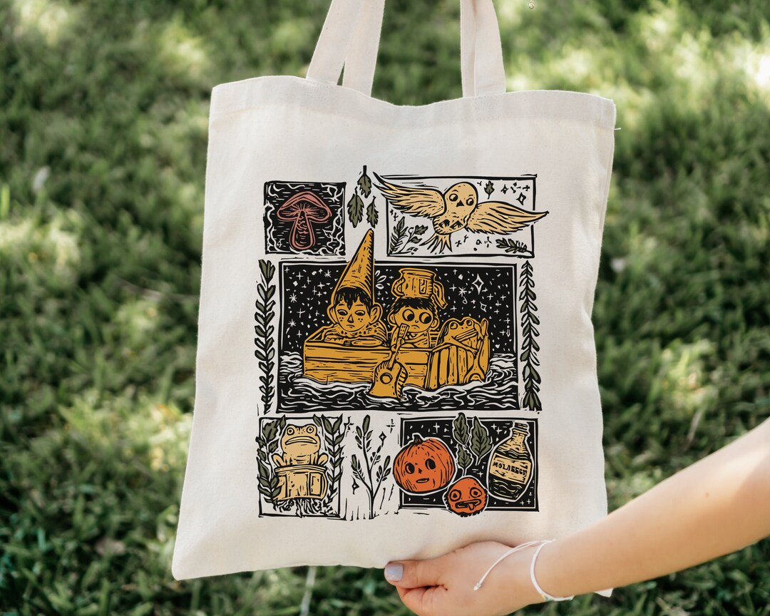 Over The Garden Wall Pottsfield Harvest Festival Halloween Tote Retro over-the-garden-wall-pottsfield-harvest-festival-halloween-tote-retro