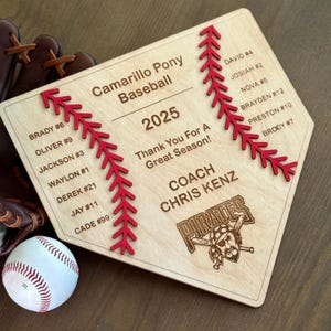 personalized baseball coach gift end of season coach gift custom baseball coach gift baseball coach plaque baseball team gift baseball award