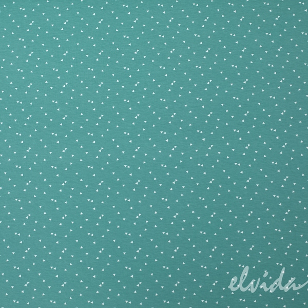 Jersey fabric triangles mint