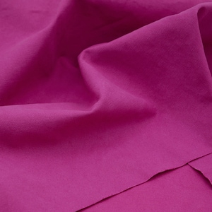 Canvas Stoff Heavy Washed Magenta