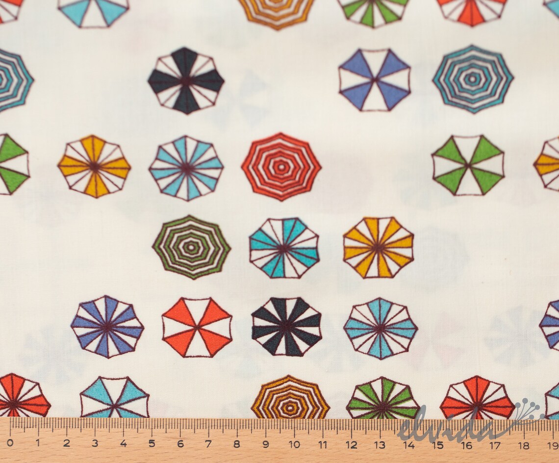 Organic cotton fabric umbrellas Etsy