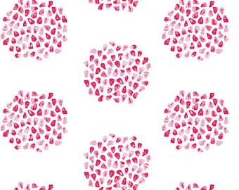 Baumwollstoff Dots Pink