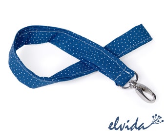 Blue whale lanyard