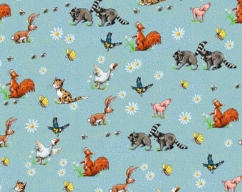 Tejido de algodón orgánico Sweet Life