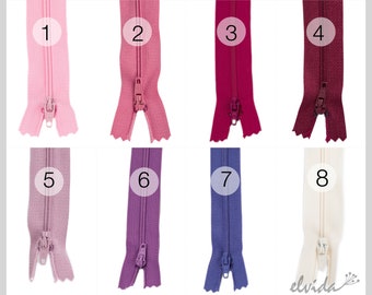 Zippers not divisible 30 cm