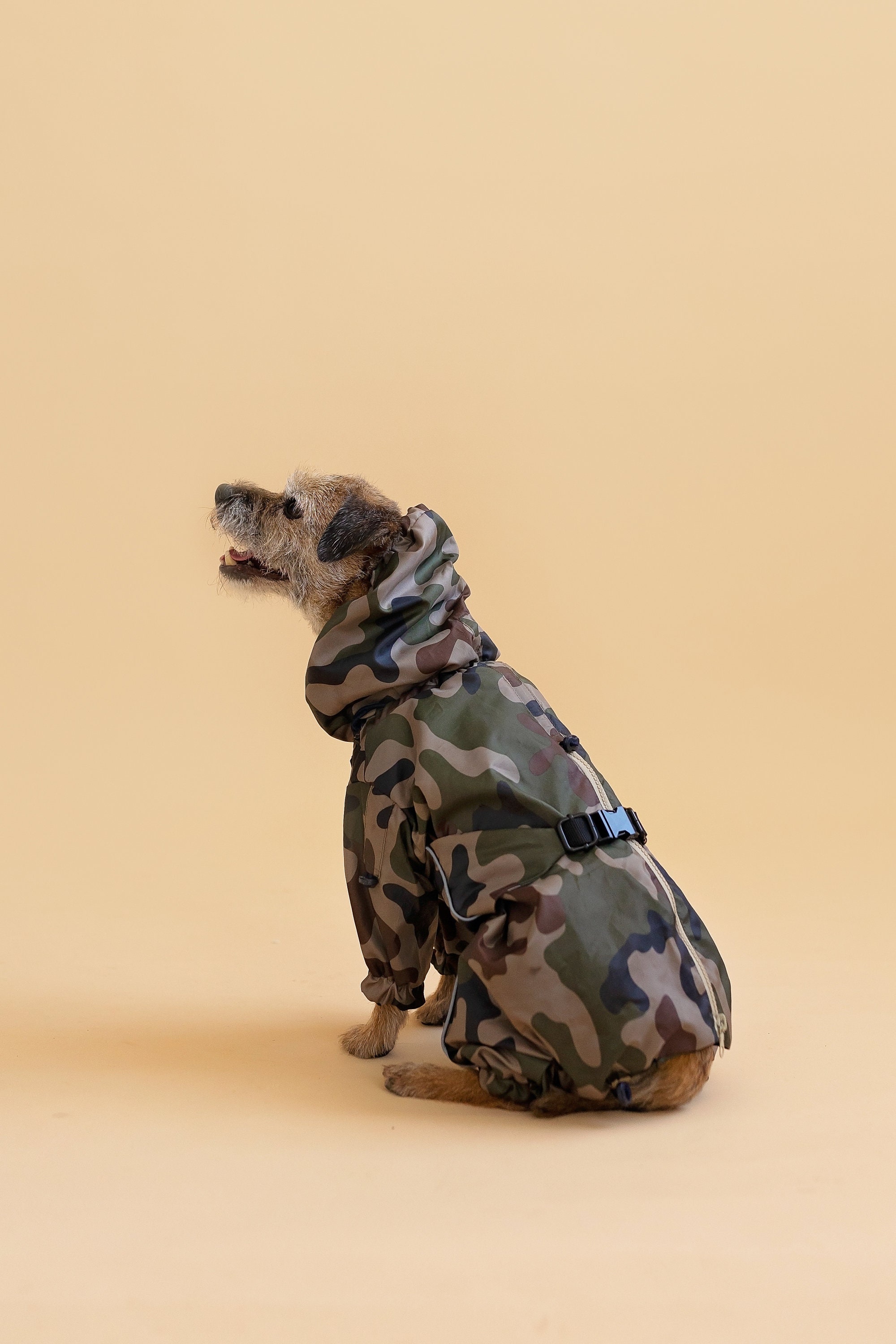 YFbrite Hunderegenmantel Größe L – Leichte, Wasserdichte Jacke Mit Reflektor Für Große Hunde
