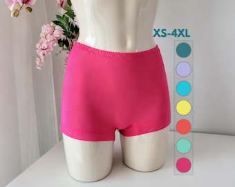 Boyshort Briefs, Silky-Soft Breathable Lounge Underwear, Pack of 2, 3, 5, 7