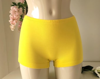 Cotton Viscose Boxer Shorts - Yellow & Orange Lounge Underwear, set of 2