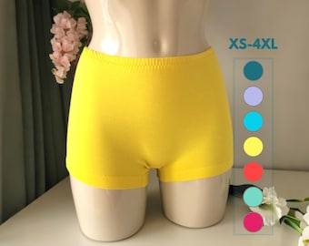 Soft Womens Boxer Briefs (Pack of 2, 3, 5, 7), Breathable Loungewear XS-4XL
