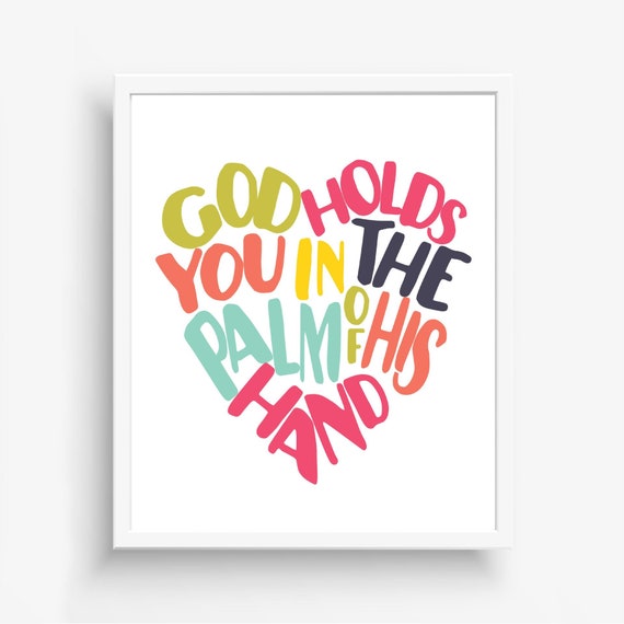 Printable Sunday School Decor Poster Scripture Nursery Sign Etsy