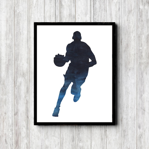 Basketball Boys / Teens Room Decor Printable Basketball | Etsy