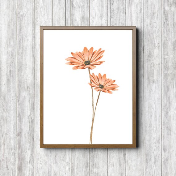Watercolor Flowers Printable Gerbera Daisies Wall Art Simple Flower Girls Room Nursery Poster Fl Decor Office Nature - Gerbera Daisy Wall Art Watercolor Flowers Printable Gerbera Daisies Wall Art Simple Flower Girls Room Nursery Poster Fl Decor Office Nature - Gerbera Daisy Wall Art