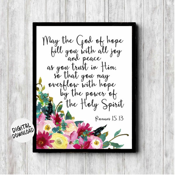 Romans 15 13 - Etsy