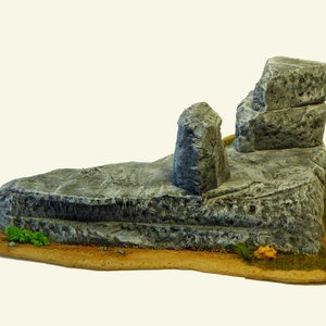 Mountainous terrain - set for miniature wargame scenery, aos 28-32mm, RPG dynamic terrain