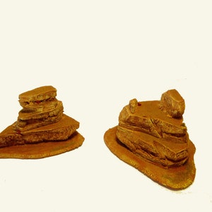 escenografia arida - set for miniature wargame scenery, aos 28-32mm, RPG dynamic terrain