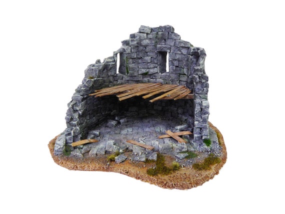 Terrain - Tower, Ruin Ancient Tower Ruins - Battle Kiwi | Tabletop