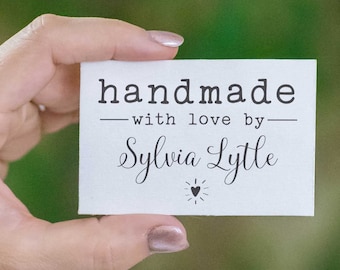 Personalized For Her Quilt Label \u2022 Sew On or Iron On Patch \u2022 Custom Message Quilt Label