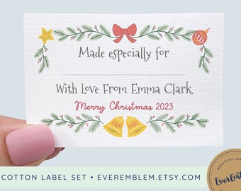 Heart border labels (2 wide - Satin) – EverEmblem