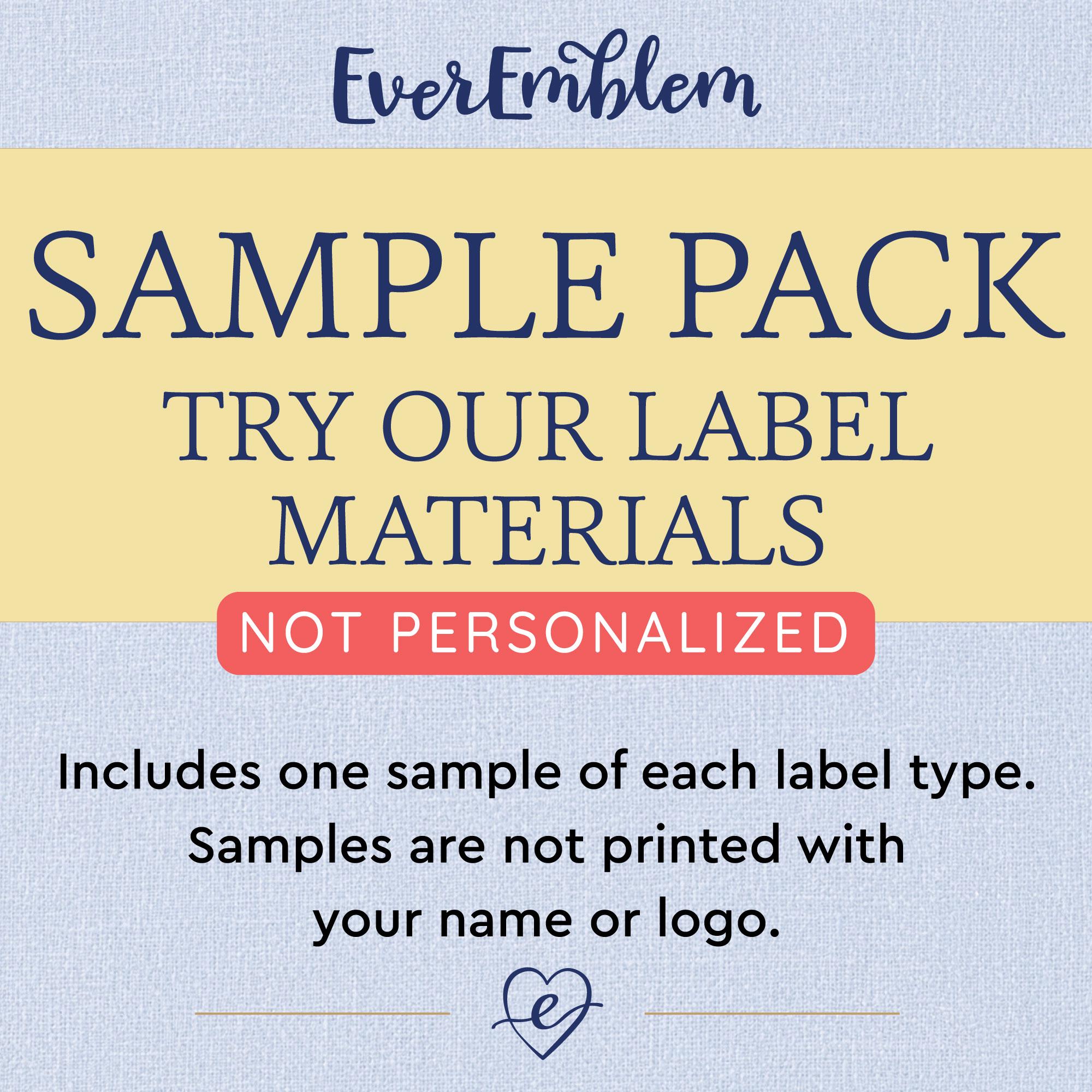 Sample Label Pack - Includes One of Each Tag Type, Tags Are Generic ...