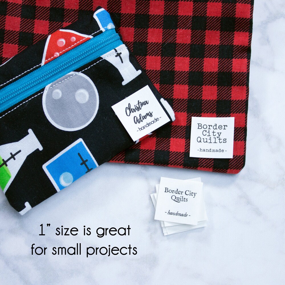 custom iron on label fabric labels sewing labels quilt Etsy