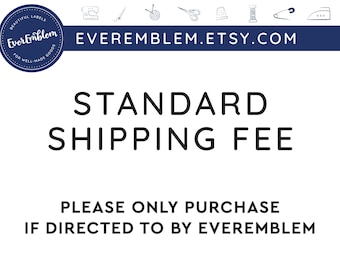 Reship Order - please only purchase if directed to do so by EverEmblem