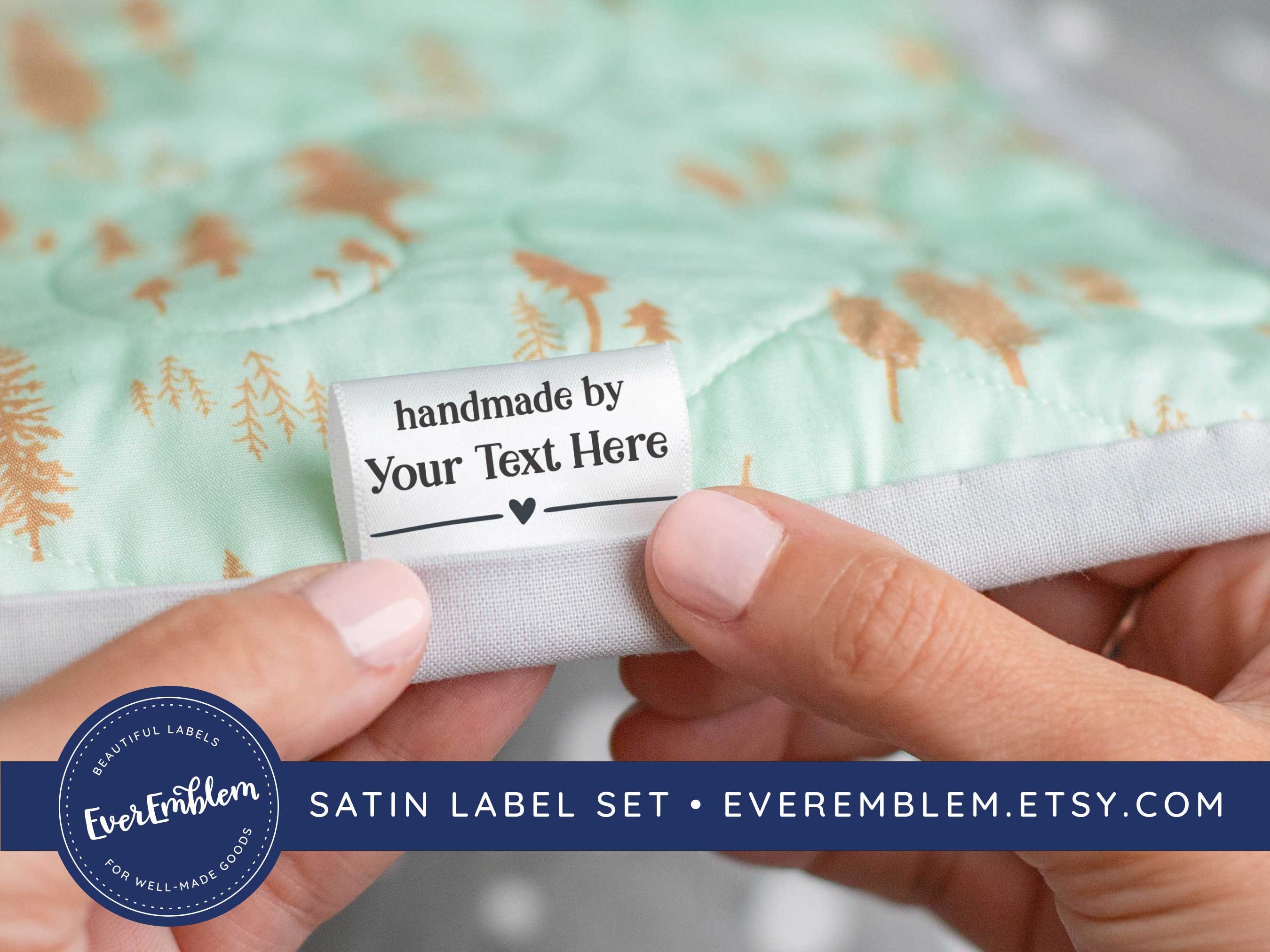 Modern Sewing Labels - Personalized labels starting at $15 – EverEmblem