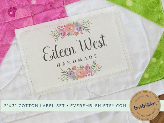 Custom Sew in Labels - Handmade fabric labels by EverEmblem