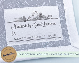 Boho Lotus Flower Label Set Tag - 2x3 cotton tags – EverEmblem