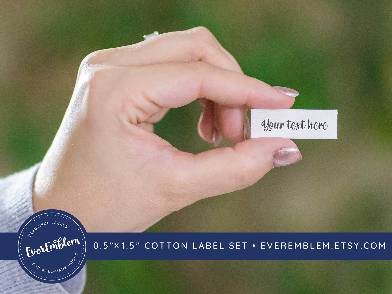 Fabric label set sewing tags iron on label quilt labels Etsy