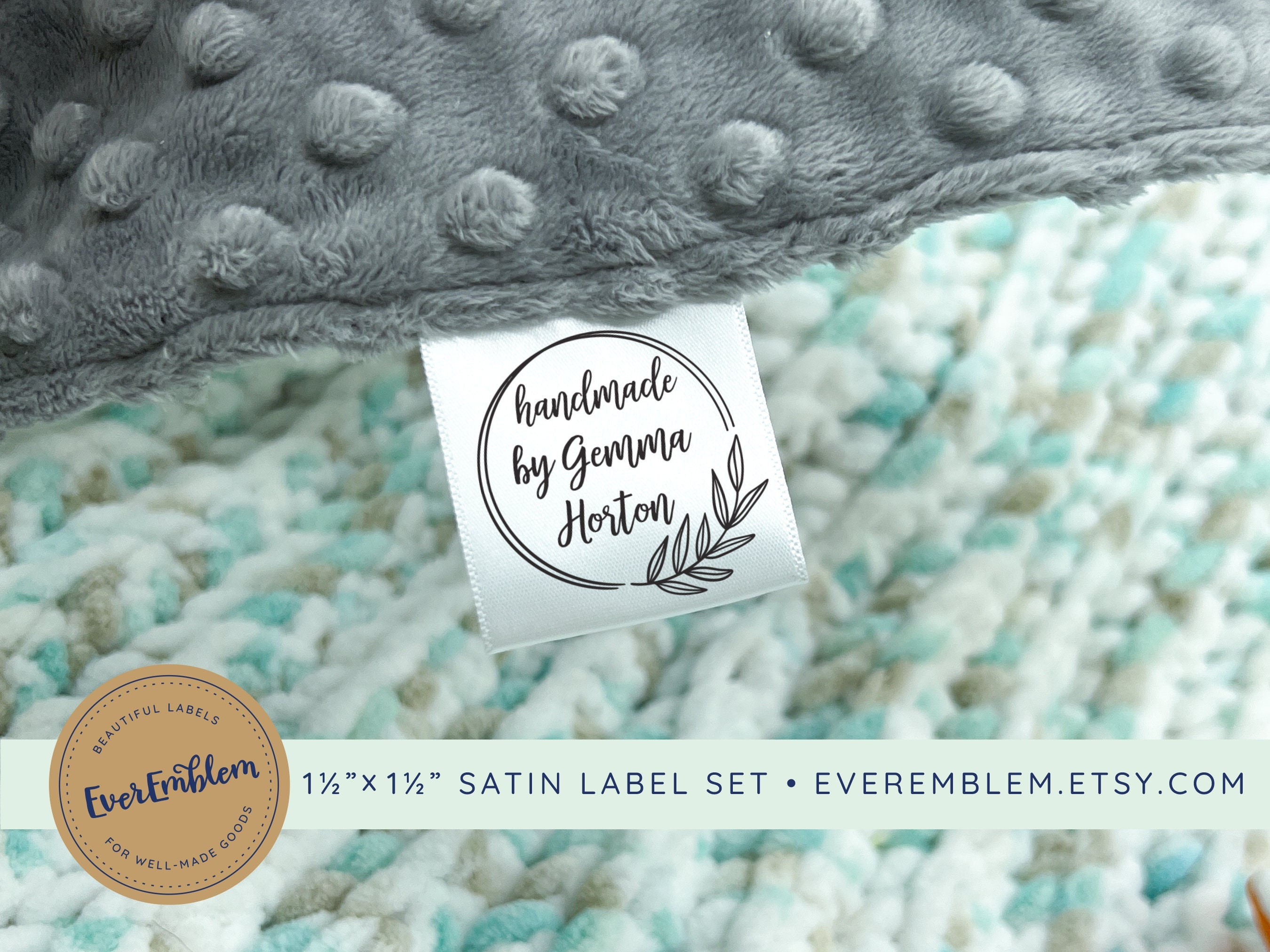 Modern Sewing Labels - Personalized labels starting at $15 – EverEmblem