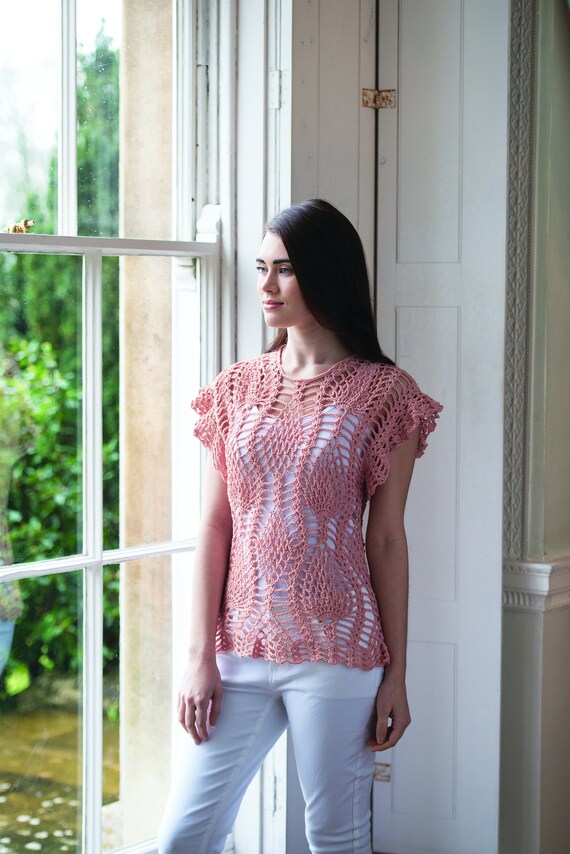 crochet tunic top